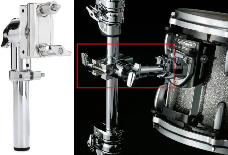Clamp Holder Pearl UX-80S catracado para fixar tom na estante com