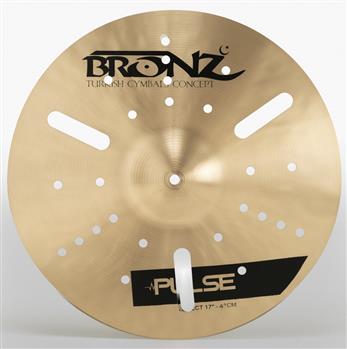 Crash Bronz Cymbals Pulse Drilled Effect