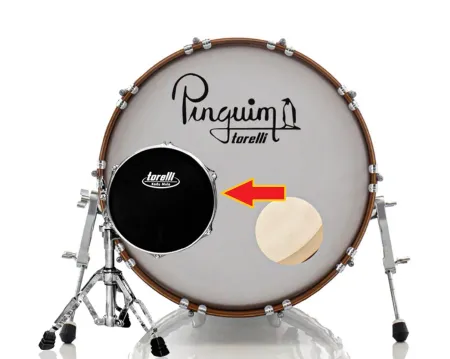 Subkick Torelli TSK88 captador de subgraves de bumbo potencialize