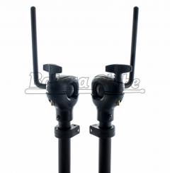 Tom Holder RMV Dino Black PAC16 Kit com 2 Tom Holders com Haste