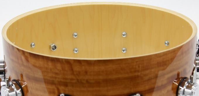 Caixa DW Collectors Maple Exotic Limited Series Fiddleback