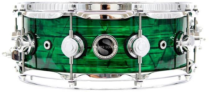 Caixa DW Collectors Super Solid Maple Shell Emerald Onyx 14x5,5