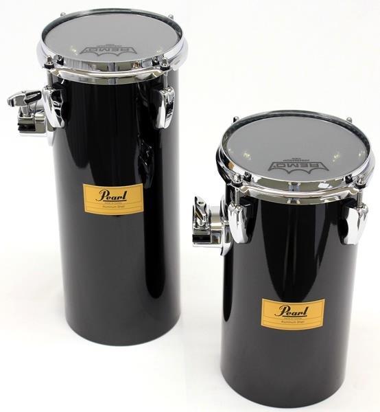 Kit de Octobans Pearl Rocket Tom Piano Black ALX-1215 Curtos com