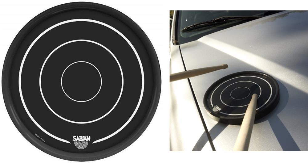 Pad de Estudo Sabian Grip Disc 6" com Borda de Rimshot e Fixa em Várias