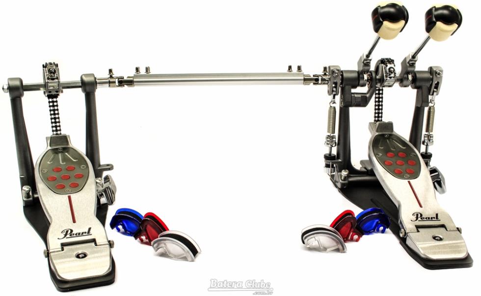 Pedal Duplo Pearl Eliminator Redline P-2052C PowerShifter com Semicase Lançamento