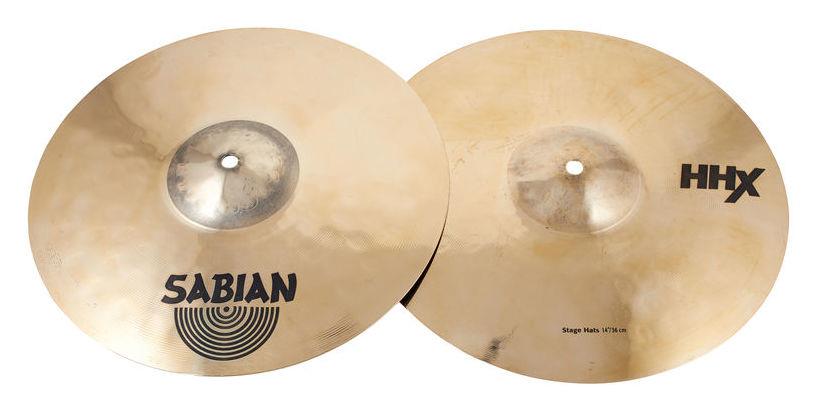 Chimbal Sabian HHX Stage Brilliant Hats 14
