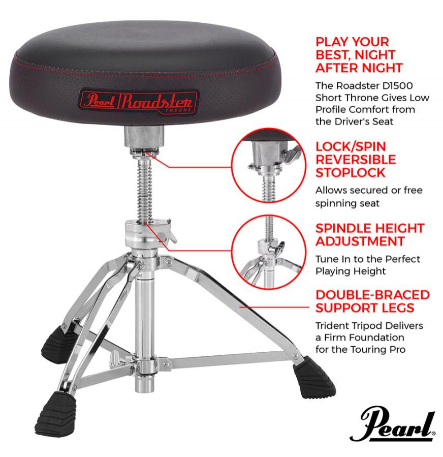 Banco Pearl Roadster Throne D-1500S Spin