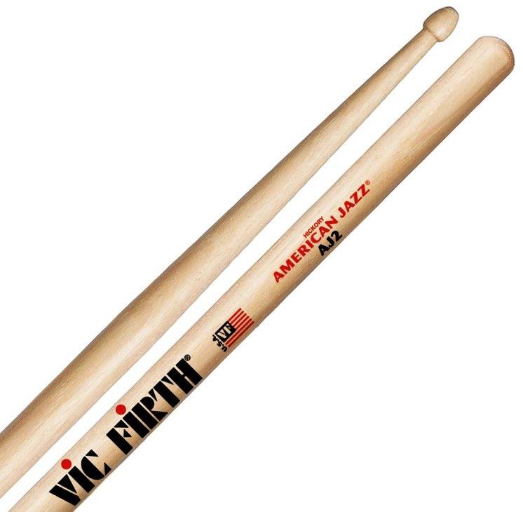 Baguettes De Batterie Vic Firth American Jazz 5 - Bois De Hickory - Pointe Larme