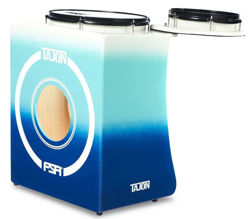 Bateria Cajón FSA Tajon Bass Plus TAJ75 Blue Fade Mini Bateria Cajón Compacta Ótima Sonoridade