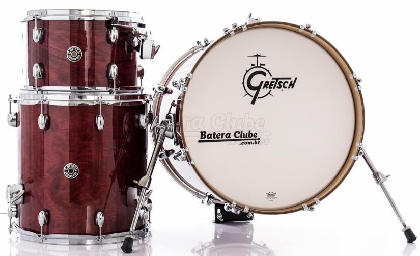 Bateria Gretsch Catalina Club Jazz Rosewood Lacquer com Bumbo 18