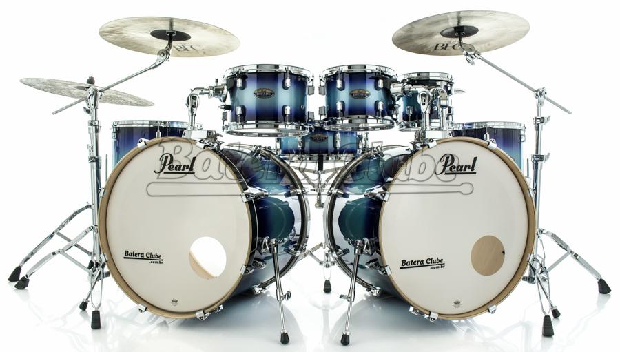 Bateria Pearl Decade Maple Faded Glory Lacquer 20,10,12,14 com Kit  Ferragens 830