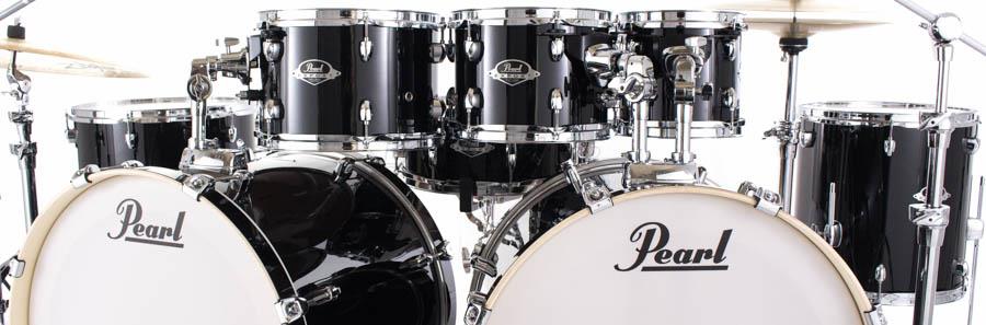 BEAMS / PERCUSS djk**様 Bateria Pearl Export EXX Jet Black Bumbo Duplo 22
