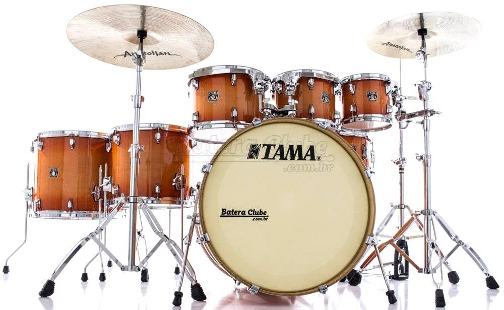 Bateria Tama Superstar Classic Maple Tangerine Caixa X Shell Pack