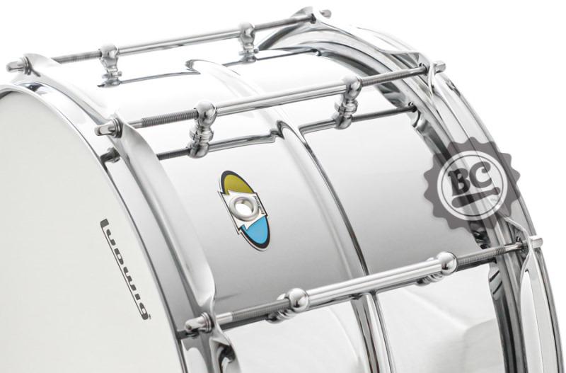 ラウンド  Supralite Ludwig Caixa LW0814SL 14x8 Shell Steel かごバッグ