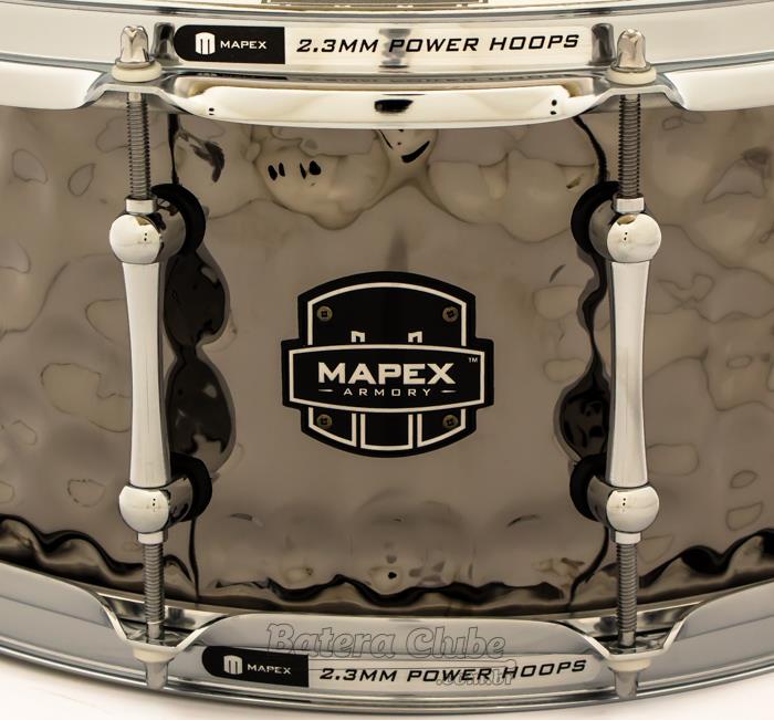 Caixa Mapex Armory Daisy Cutter Black Nickel Hammered Steel 14x6,5