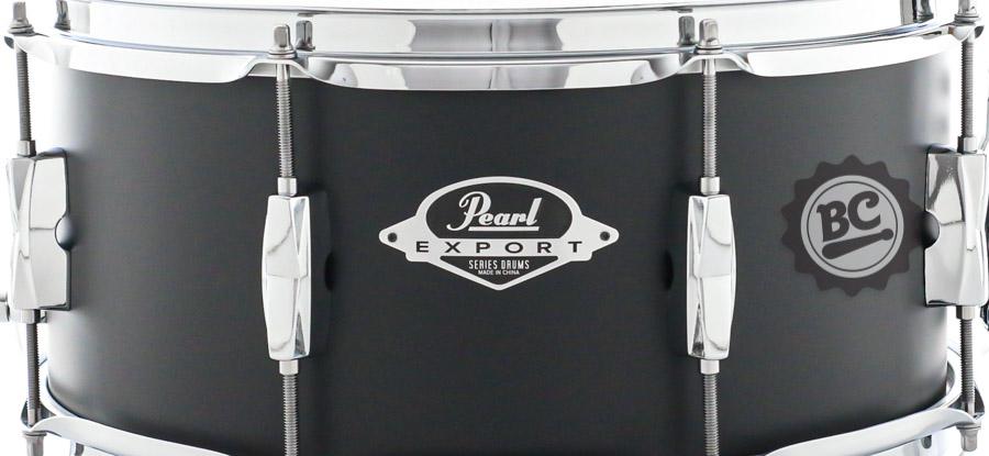 Caixa Pearl Export EXX Satin Shadow Black 14x6,5