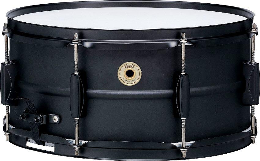 Caixa Tama Metalworks Matte Black Steel Shell 14x6,5
