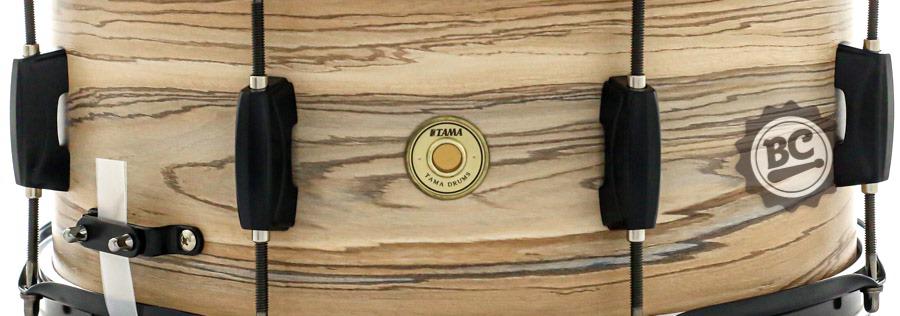 Caixa Tama Woodworks Art Grain Natural Zebrawood Wrap 14x6,5