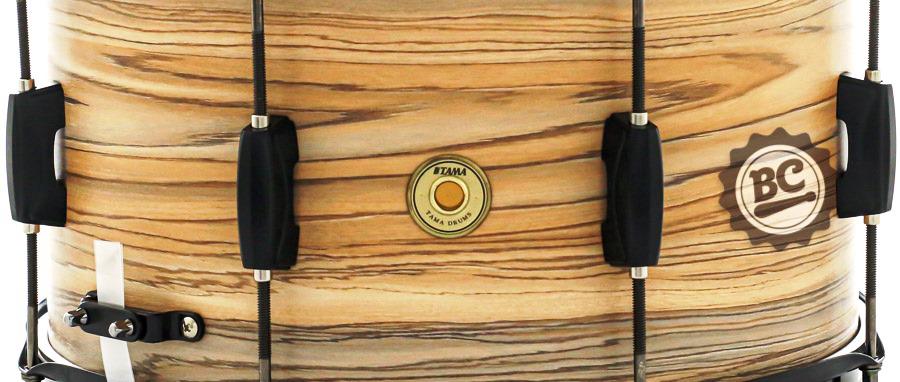 Caixa Tama Woodworks Art Grain Natural Zebrawood Wrap 14x8
