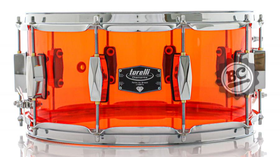 Caixa Torelli Diamante Acrílico Âmbar 14x6,5