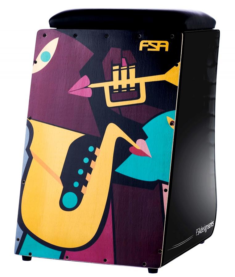 Cajón FSA Design Series Jazz FC6660 Assento com Almofada e Dupla