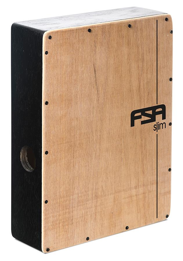 Cajón FSA Slim Series CSL501 Preto Acústico Compacto com Excelente