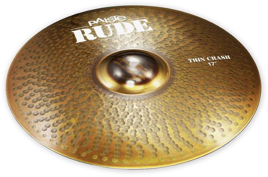 Crash Paiste Serie Rude Thin Crash 17" Rude TC17