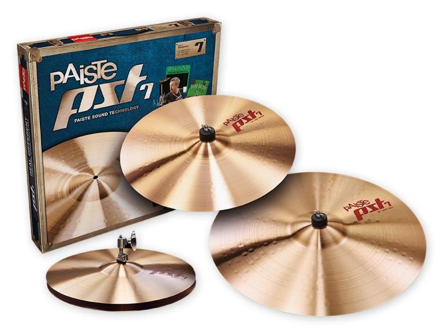 Kit de Pratos Paiste PST7 Light Session Series com Chimbal 14