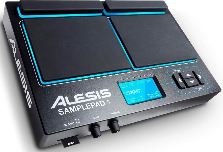 Pad de Efeitos Alesis SamplePad 4 Multi-Pad de Samples e Efeitos