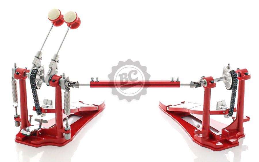 Pedal Duplo X-Pro by C. Ibañez Action Red PDDBR Double Chain Drive