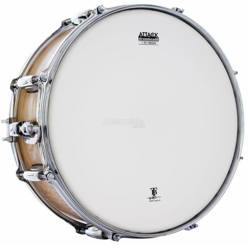 Pele Attack Drumheads Terry Bozzio Signature Coated 14" Porosa Clássica