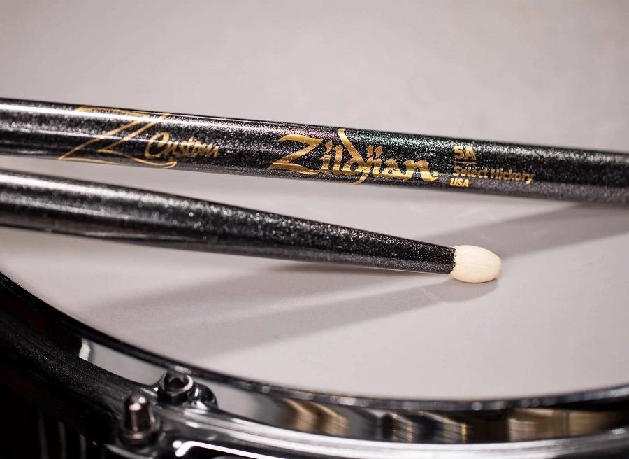 Baqueta Zildjian Limited Padrão 5A Black Chroma 400th Anniversary