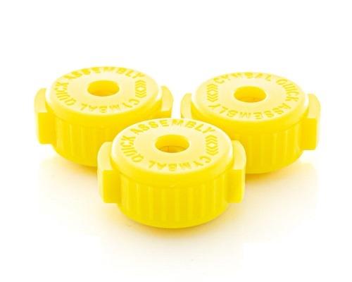 Borboleta Spanking by Zellmer Quick Release Amarela Kit com 3