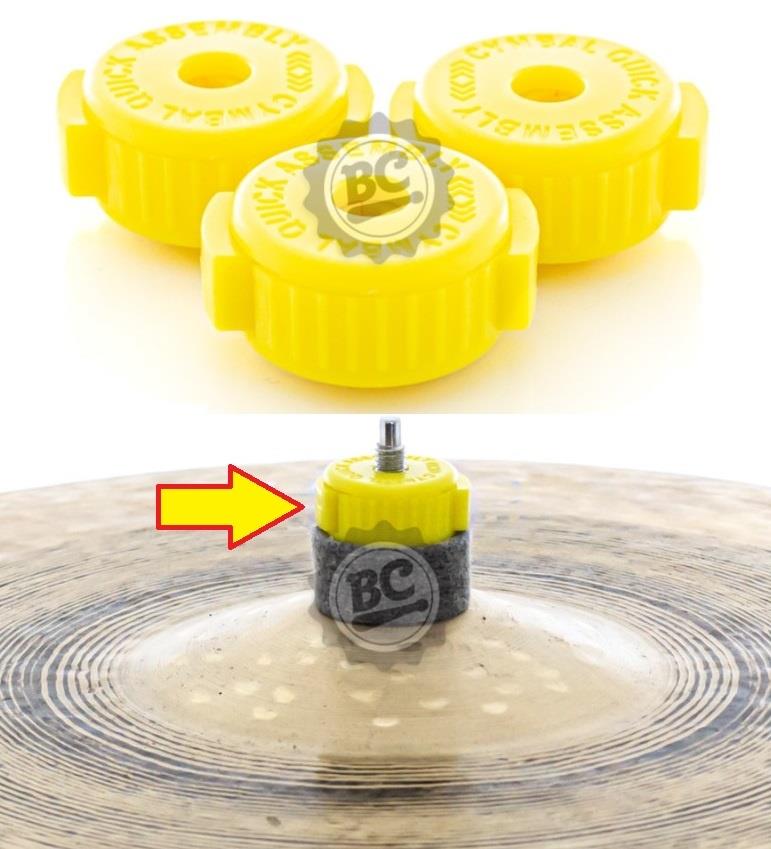 Borboleta Spanking by Zellmer Quick Release Amarela Kit com 3