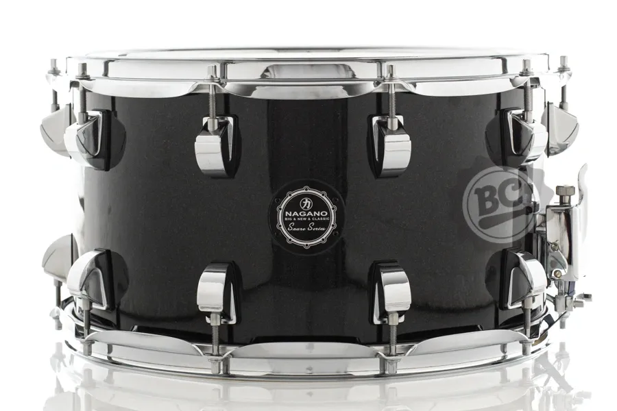 Caixa Nagano Snare Series Big Beat Ebony Sparkle 14x8