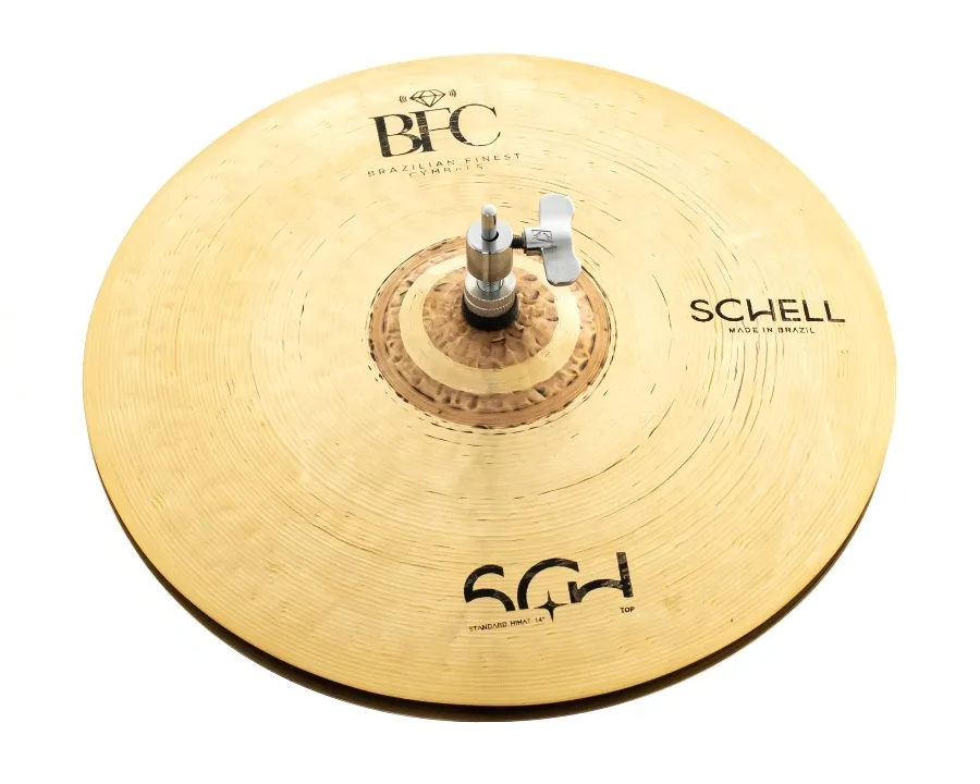 Chimbal BFC Brazilian Finest Cymbals Schell Standard Hihat 14