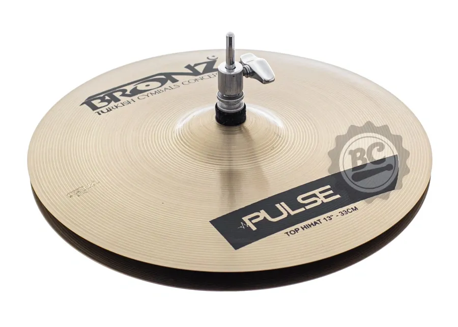 Chimbal Bronz Cymbals Pulse Traditional Hihat 13