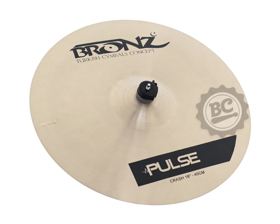 Crash Bronz Cymbals Pulse Traditional 18
