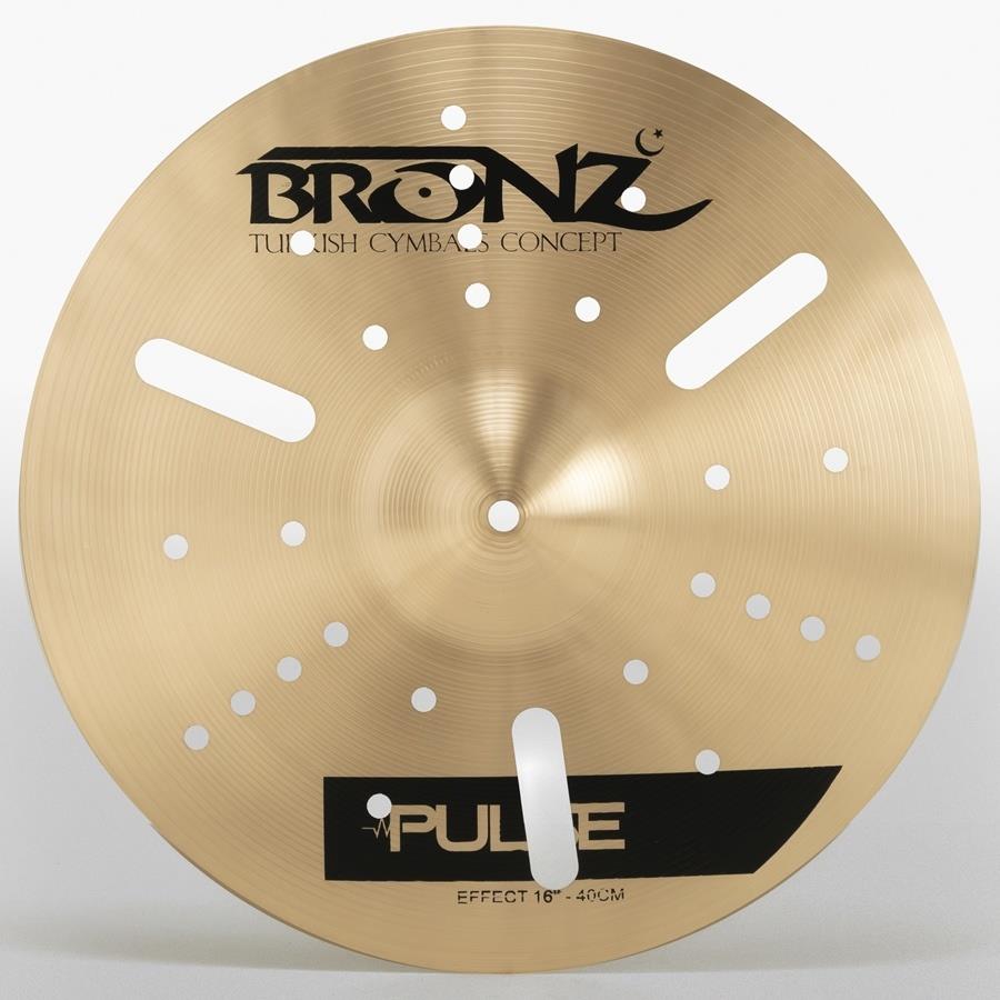 Crash Bronz Cymbals Pulse Traditional Effect 16