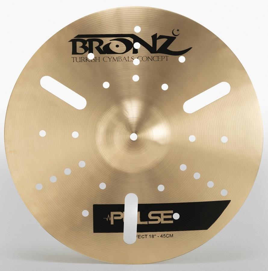 Crash Bronz Cymbals Pulse Traditional Effect 18