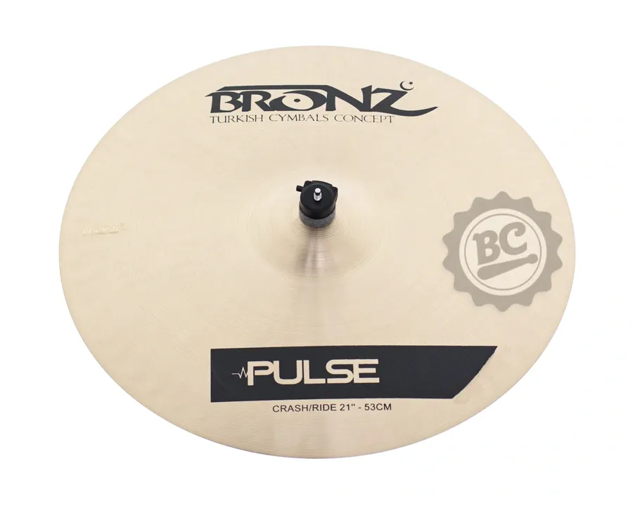 Crash Ride Bronz Cymbals Pulse Traditional 21