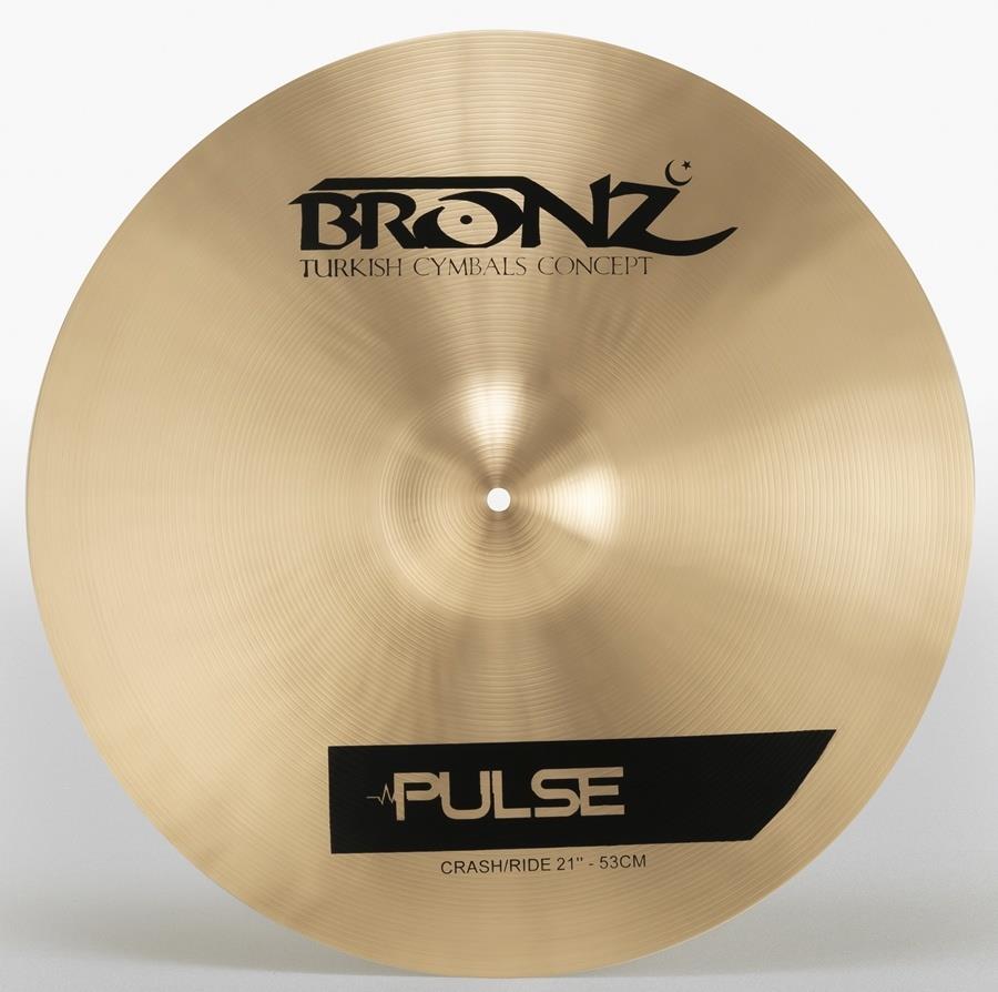 Crash Ride Bronz Cymbals Pulse Traditional 21