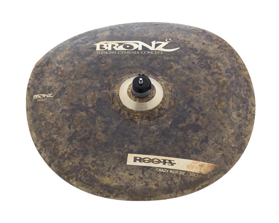 Crash Ride Bronz Cymbals Roots Crazy Trash 20