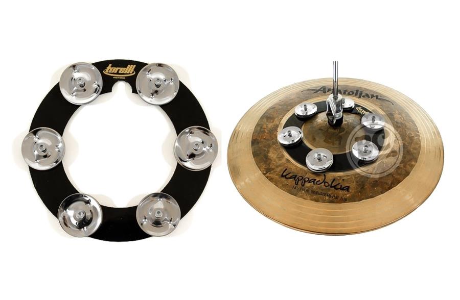 Pandeirola de Chimbal Torelli Ring Hat TA525 para Fixar no Chimbal