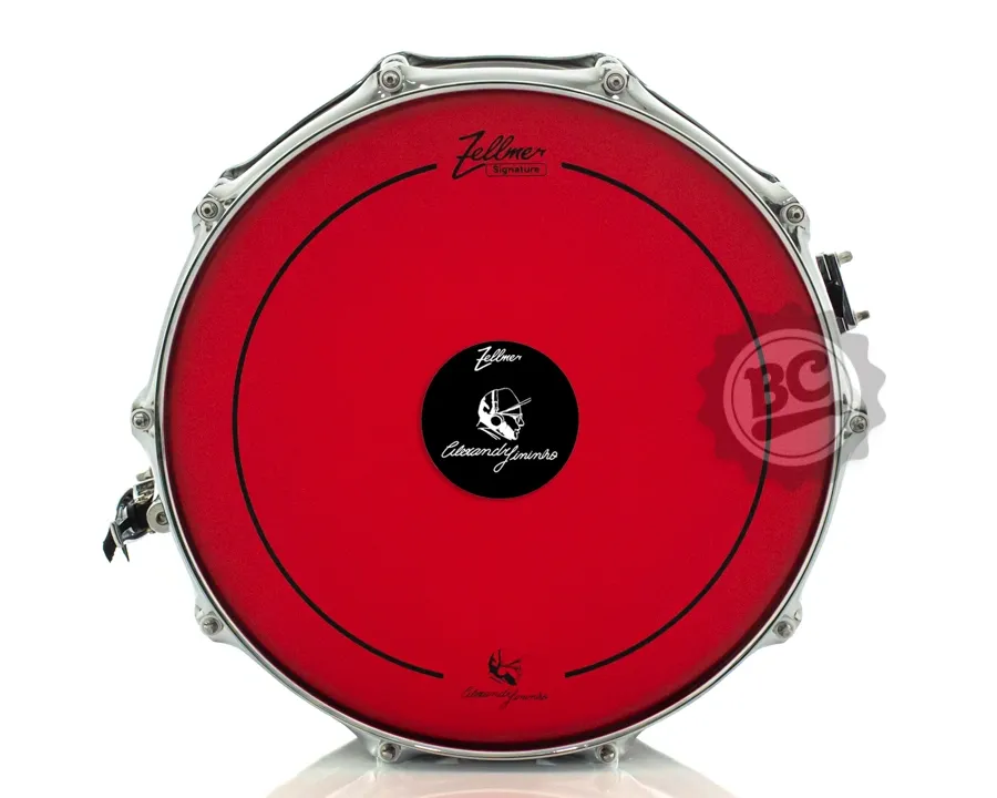 Pele Zellmer Signature Alexandre Fininho Red Coated Snare 14