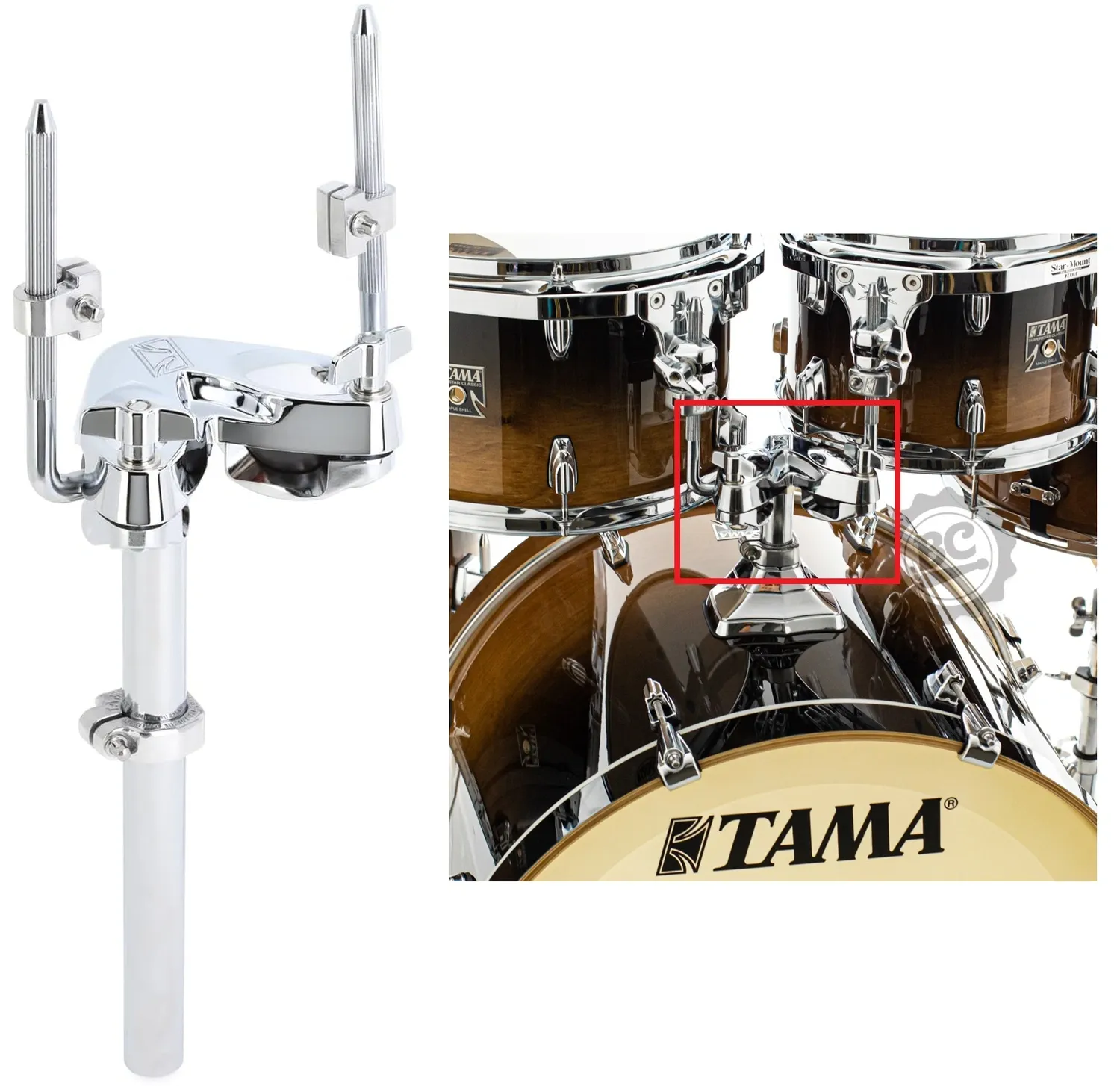 Tom Holder Tama MTH600 Superstar Classic Duplo Padrão 10,5mm